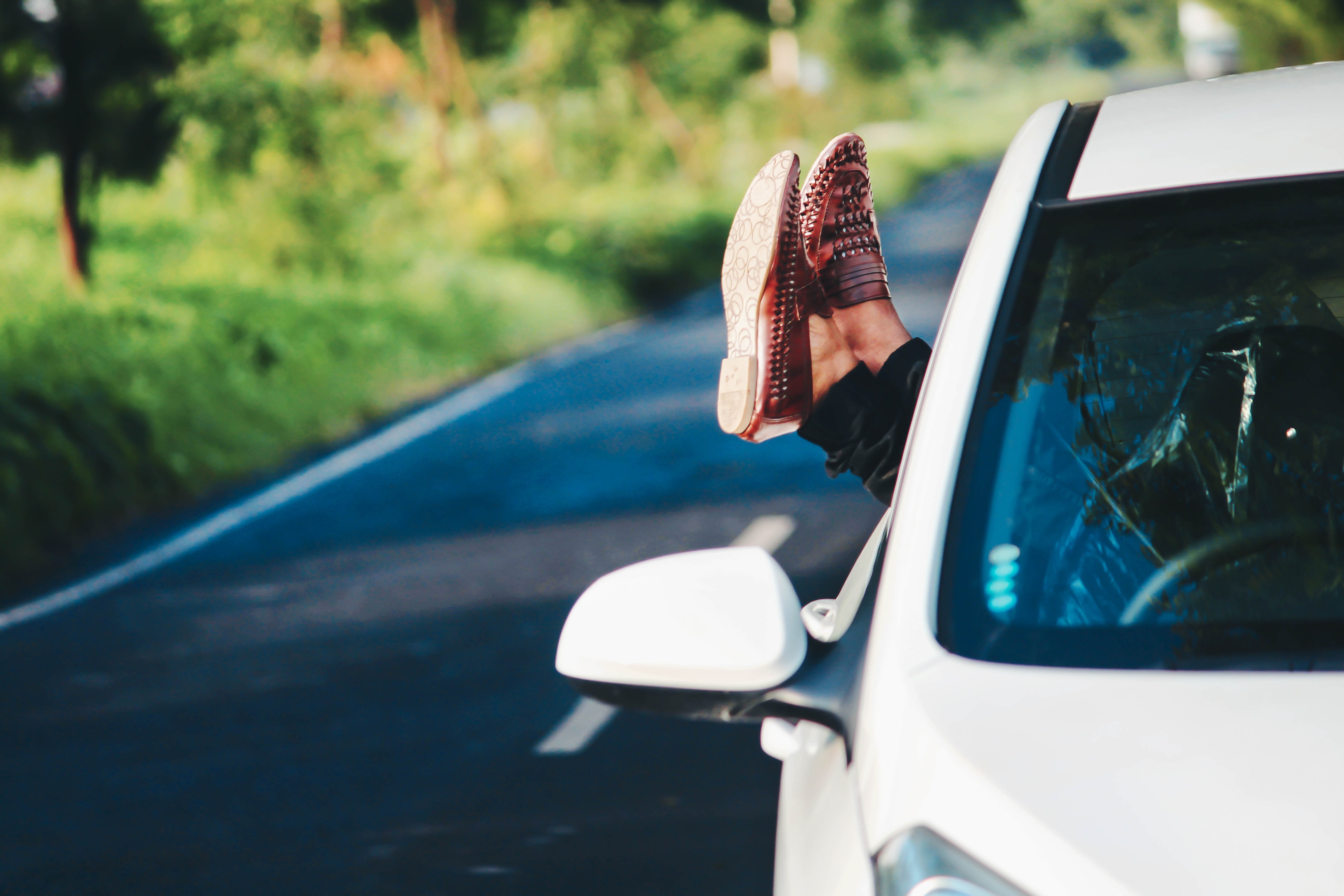 Students learn to drive in a week then can put their feet up and relax in the car.